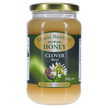 Mason Brothers Clover Honey Blend 500g Jar